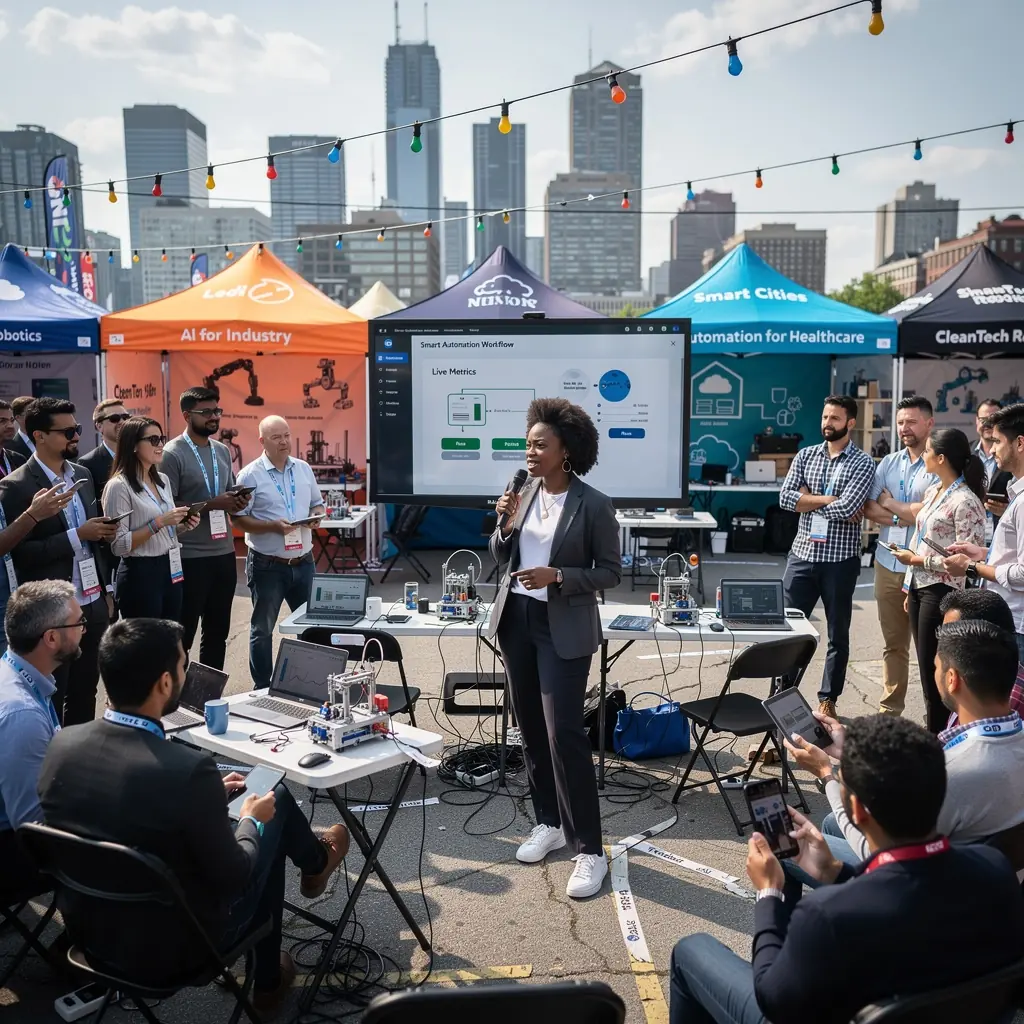 Modern office workspace